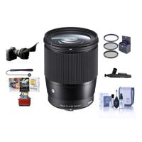 

Sigma 16mm f/1.4 DC DN Contemporary Lens for Sony E - Bundle with Free Accessories & Mac Software Suite
