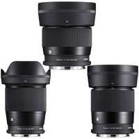 

Sigma f/1.4 DC DN Contemporary 3 Lens Bundle for Leica L, 16mm, 30mm, 56mm Lenses
