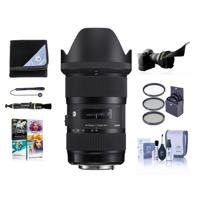

Sigma 18-35mm F/1.8 DC HSM ART Lens for Nikon Digital SLR Cameras USA Warranty - Bundle with 72mm Filter Kit, Flex Lens Shade, Cleaning Kit, Cap Leash, Lens Wrap, Lenpen Lens Cleaner, PC Software