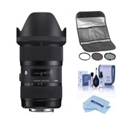 

Sigma 18-35mm F/1.8 DC HSM ART Lens Nikon Digital SLR Camera - Bundle With HOYA 72MM Digital Filter Kit II (UV/CPL/ND8x), Cleaning Kit, Microfiber Cloth