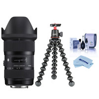 

Sigma 18-35mm F/1.8 DC HSM ART Lens for Nikon Digital SLR Cameras - Bundle With Joby GorillaPod 3K Kit, Black, Cleaning Kit, Microfiber Cloth