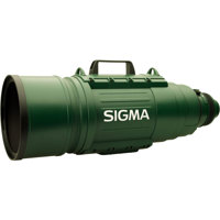 

Sigma APO 200-500mm f/2.8 (400-1000mm f/5.6 with Included 2x Teleconverter) EX DG Autofocus Zoom Lens for Canon EF Camera, Green - USA Warranty