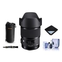 

Sigma 20mm f/1.4 DG HSM ART Lens for Sony E-mount Cameras - Bundle With Lens Wrap (19x19), Lens Pouch, Cleaning Kit, Cleaner