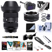 

Sigma 24-70mm F2.8 DG DN Art Lens for Sony E - Bundle With 82mm Filter Kit, LENSALIGN MkII Focus Calibration System, FocusShifter DSLR Follow Focus, Flex Lens Shade, Viltrox Tube Set, Software, More