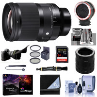 

Sigma 35mm f/1.2 DG DN ART Lens for Sony E-Mount - Bundle With 82mm Filter Kit, Flex Lens Shade, LENSALIGN MkII Focus Calibration System, Peak Lens Changing Kit Adapter, Pro Software Package, And More
