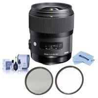 

Sigma 35mm f/1.4 DG HSM ART Lens Leica L-mount Cameras - USA Warranty - Bundle With Haida 67mm NanoPro MC Circular Polarizer Filter, Haida 67mm NanoPro MC Clear Filter, Cleaning Kit, Microfiber Cloth