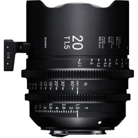 

Sigma 20mm T1.5 FF High-Speed Prime Cine Lens, Fully Luminous Markings, Feet, Sony E-Mount