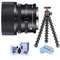 

Sigma 45mm f/2.8 DG DN Contemporary Lens for Leica L-Mount - Bundle With Joby GorillaPod 3K Kit,Black, Cleaning Kit, Microfiber Cloth