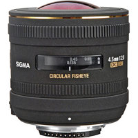 

Sigma 4.5mm f/2.8 EX DC HSM Circular Fisheye Auto Focus Lens for Nikon F Cameras - Refurbished by Sigma USA