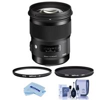 

Sigma 50mm f/1.4 DG HSM ART Lens for Canon EF USA Warranty - Bundle With Hoya NXT Plus 77mm HMC UV Filter, Hoya NXT Plus, 77mm HMC Circular Polarizer Filter, Cleaning Kit, Microfiber Cloth