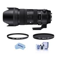 

Sigma 70-200mm f/2.8 DG OS HSM Sports Telephoto Zoom Lens for Canon EF - Bundle With Hoya 82mm HMC Multi-Coated UV Filter, Hoya 82mm HMC Multi-Coated Circular Polarizer Filter, Cleaning Kit, Cloth