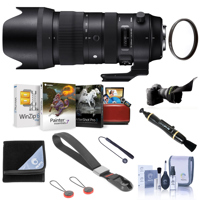 

Sigma 70-200mm f/2.8 DG OS HSM Sports Lens for Canon EF, Bundle with Accessories and Mac Software Suite