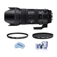 

Sigma 70-200mm f/2.8 DG OS HSM Sports Telephoto Zoom Lens for Nikon - Bundle With Hoya 82mm HMC Multi-Coated UV Filter, Hoya 82mm HMC Multi-Coated Circular Polarizer Filter, Cleaning Kit, Cloth