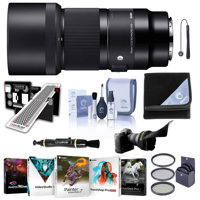 

Sigma 70mm f/2.8 DG ART Macro Lens for F/Leica L - Bundle With 49mm Filter Kit, LENSALIGN MkII Focus Calibration System, Flex Lens Shade, Lens Wrap, Cleaner, Capleash, Cleaning Kit, Software
