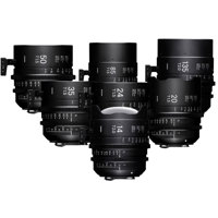 

Sigma FF High Speed Prime Cine 7 Lens Kit, Includes 14mm, 20mm, 24mm, 35mm, 50mm, 85mm and 135mm Lenses, Metric, Sony E Mount