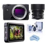 

Sigma fp Mirrorless Digital Camera with 45mm f/2.8 DG DN Contemporary Lens - Bundle With Atomos Ninja V 5" Touchscreen Recording Monitor, Cleaning Kit, Microfiber Cloth