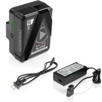

Shape Full Play 14.8V 98Wh 6.8Ah Rechargeable Lithium-Ion Gold-Mount Battery with Portable D-Tap Travel Charger for Broadcast Video Cameras