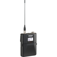 

Shure ULXD1 Digital Wireless Bodypack Transmitter with 3-Pin LEMO Connector, J50A: 572 - 616MHz