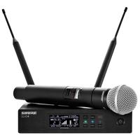 

Shure QLXD24/SM58 Handheld Wireless Microphone System, Includes QLXD4 Digital Receiver, QLXD2 Transmitter with SM58 Microphone Capsule, J50A: 572 - 616MHz