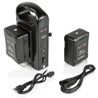 

Shape 2x Full Play 14.8V 98Wh 6.8Ah Rechargeable Lithium-Ion V-Mount Battery with Intelligent Dual Charger for Broadcast Video Cameras
