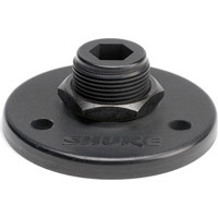 

Shure A12 Mounting Flange for Gooseneck and Shaft Microphone Mounts, Matte Black
