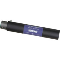 

Shure A15LA Line Adapter, 20 Hz to 20 kHz Frequency Response, 100 k ohm Input Impedance