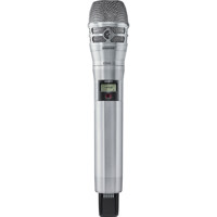 

Shure ADX2FD ShowLink-Enabled Frequency Diversity Wireless Handheld Transmitter with KSM8 Dualdyne Cardioid Microphone Capsule, G57: 470-616 MHz, Nickel