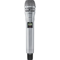 

Shure ADX2 ShowLink-Enabled Wireless Handheld Transmitter with KSM8 Dualdyne Cardioid Microphone Capsule, G57: 470-616 MHz, Nickel