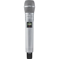 

Shure ADX2 ShowLink-Enabled Handheld Transmitter with KSM9HS Condenser Wireless Microphone Capsule, G57: 470 to 616MHz, Nickel