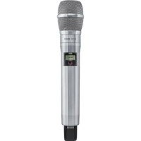 

Shure ADX2 ShowLink-Enabled Handheld Transmitter with KSM9 Condenser Wireless Microphone Capsule, G57: 470 to 616MHz, Nickel
