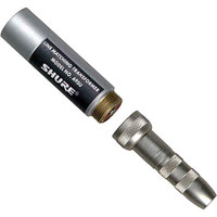 

Shure A95U Reversible Impedance Line Matching Transformer, In-Line XLR Male to 1/4" Phone (Plug and Jack) Barrel