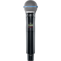 

Shure AD2 Axient Digital Handheld Transmitter with Beta 58A Supercardioid Wireless Microphone Capsule