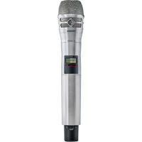 

Shure AD2 Axient Digital Handheld Transmitter with KSM8 Dualdyne Cardioid Wireless Microphone Capsule, Nickel
