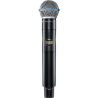 

Shure ADX2 Single Frequency ShowLink-Enabled Handheld Transmitter with Beta 58A Supercardioid Wireless Microphone Capsule