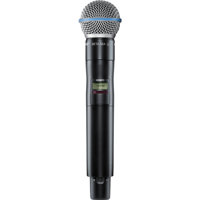 

Shure ADX2 ShowLink-Enabled Frequency Diversity Handheld Transmitter with Beta 58A Supercardioid Wireless Microphone Capsule