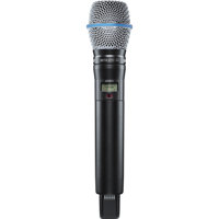 

Shure ADX2 ShowLink-Enabled Frequency Diversity Handheld Transmitter with Beta 87C Cardioid Wireless Microphone Capsule