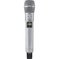 

Shure ADX2 Single Frequency ShowLink-Enabled Handheld Transmitter with KSM9 Dual-Pattern Condenser Wireless Microphone Capsule, Nickel