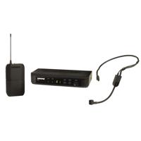 

Shure BLX14/P31 Headset Wireless Microphone System, Includes BLX1 Bodypack Transmitter, BLX4 Single-Channel Wireless Receiver, PGA31 Headset Condenser Microphone, H10: 542.125-571.800MHz