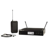 

Shure BLX14R/W93 Lavalier Wireless System, Includes BLX1 Bodypack Transmitter, BLX4R Rack Mount Receiver, WL93 Lavalier Microphone, H9: 512.125-541.800MHz