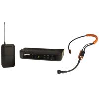 

Shure BLX14/SM31 Headset Wireless Microphone System, Includes BLX1 Bodypack Transmitter, BLX4 Single-Channel Wireless Receiver, SM31 Fitness Headset Microphone, H9: 512.125-541.800MHz