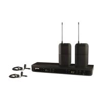 

Shure BLX188/CVL Dual Channel Lavalier Wireless System, Includes 2x BLX1 Bodypack Transmitters, BLX88 Dual-channel Receiver, 2x CVL Lavalier Microphones, H10: 542.125-571.800MHz