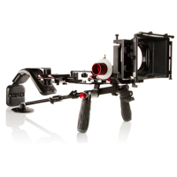 

Shape DSLR Composite Stabilizer Bundle, Includes Quick Handle+Rod Block, Off-Set Rail Block, Camera Screw Knob, Shoulder Pad, MATT44 2-Stage 4x4 Matte Box