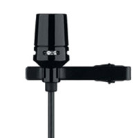 

Shure CVL Centraverse Lavalier Condenser Microphone with Tie Clip, 50-20000Hz Frequency Response, 600 Ohms Output Impedance