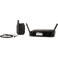 

Shure GLXD4 Wireless Receiver System, GLXD1 Bodypack Transmitter and WL93 Lavalier Microphone