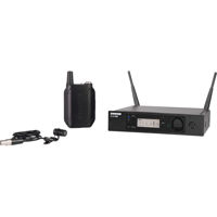 

Shure GLXD14R/85 Wireless System (Z2 Band: 2400 - 2483.5 MHz), Includes GLXD1 Bodypack Transmitter, GLXD4R Receiver, WL185 Cardioid Lavalier Microphone