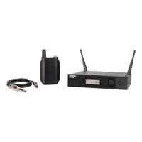 

Shure GLXD14R Instrument Wireless System (Z2 Band: 2400 - 2483.5 MHz), Includes GLXD1 Bodypack Transmitter, GLXD4R Wireless Receiver, WA302 Guitar Cable