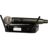 

Shure GLXD4 Wireless Receiver System with GLXD2 Handheld Transmitter and SM58 Microphone
