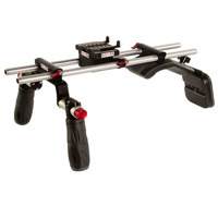 

Shape DSLR Kirk Neff Rig, Includes DSLR Kirk Neff Baseplate 2.0, Quick Handle Rod Block, Mini Composite Shoulder Pad, Back Pad, 15mm Rods