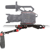 

Shape Bundle Rig for Panasonic AU-EVA1 Camera, Includes Telescopic Handle, BP0008 Baseplate with Shoulder Mount and Rod Bloc System