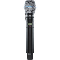 

Shure ADX2FD ShowLink-Enabled Frequency Diversity Handheld Transmitter with Beta 87C Cardioid Wireless Microphone Capsule, H54: 520-636 MHz